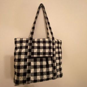 Vera Bradley plaid tote